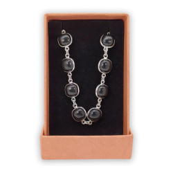 Polsera Artesanal de Plata 925 amb Ònix – Elegància i Protecció