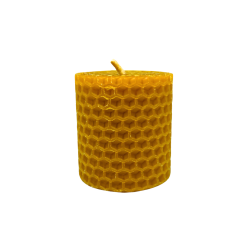 100% Natural Beeswax Candle 5x4.5 cm – Handmade and Natural