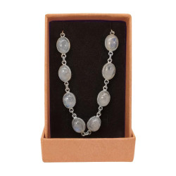 Polsera Artesanal de Pedra Lluna – Plata 925 | Joieria Minimalista