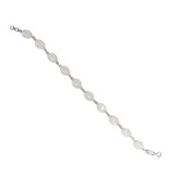 Polsera Artesanal de Pedra Lluna – Plata 925 | Joieria Minimalista