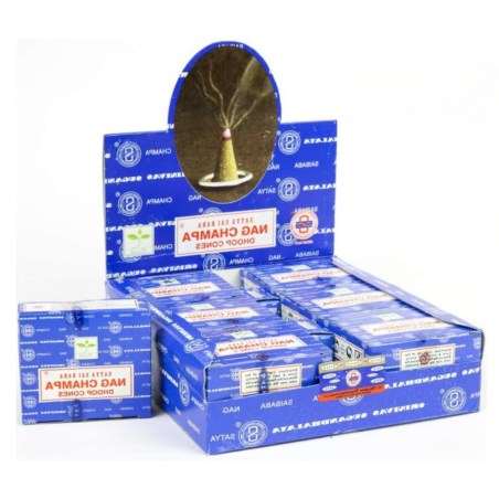 Satya NAG Champa Incense Cones: Relaxing Aroma