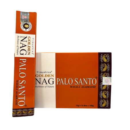 Vijayshree Golden Nag Palo Santo - Incense for Energy & Relaxation