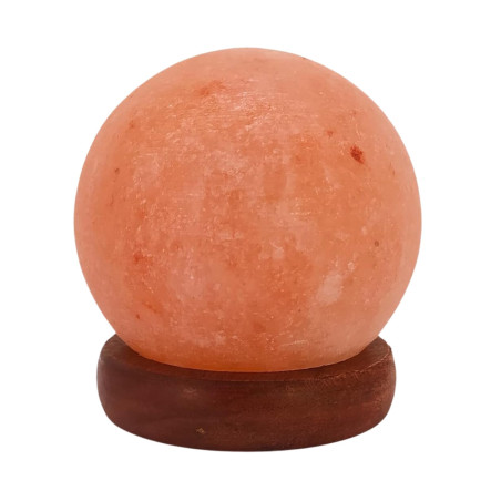 Lámpara USB Esfera Sal Himalaya | Luz multicolor relajante