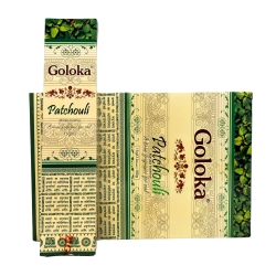 Varillas de Incienso Goloka Patchouli 180g - Aroma Terroso y Profundo