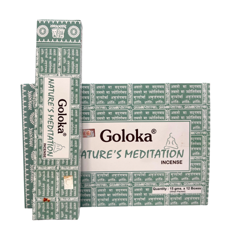 Incienso Goloka Nature's Meditation 180g - Aroma para la Meditación