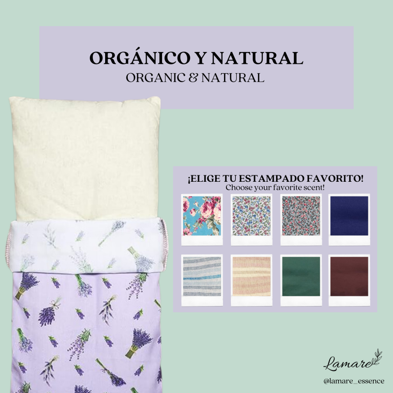 Sac Tèrmic amb Estampat de Lavanda: Relaxació i Comoditat