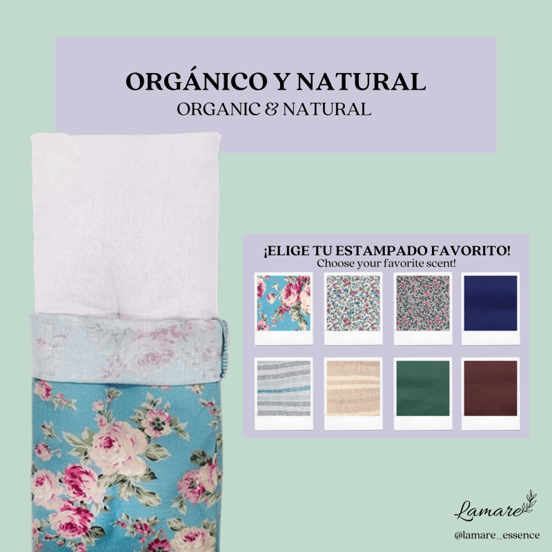 Saco Térmico de Lavanda Rosas: Relajación y Alivio Natural