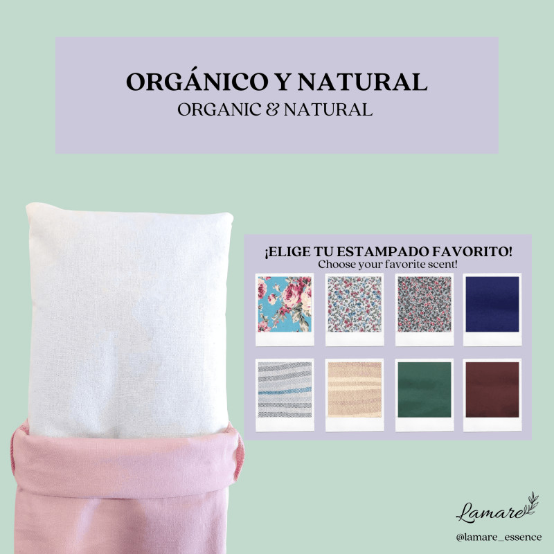 Saco Térmico de Lavanda Rosa: Relajación y Bienestar Natural