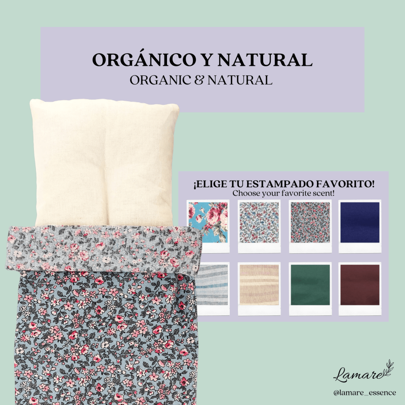 Saco Tèrmic de Lavanda Flors Grises: Relaxació i Benestar Natural