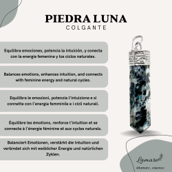 Moonstone Crystal Point Pendant - Spiritual Balance & Connection