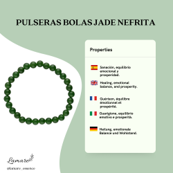 Pulsera de Jade Nefrita – Serenidad y Protección Energética