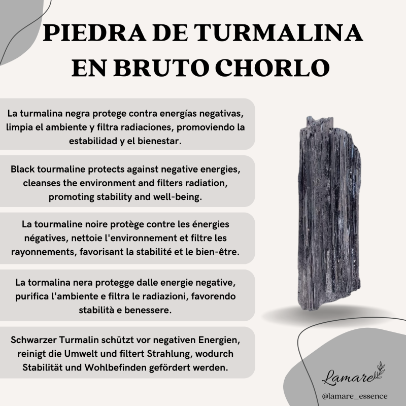 Raw Black Tourmaline 1.29 kg – Natural Energy Shield
