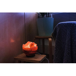 Himalayan Salt Bowl Lamp | Natural Purifying Light 2