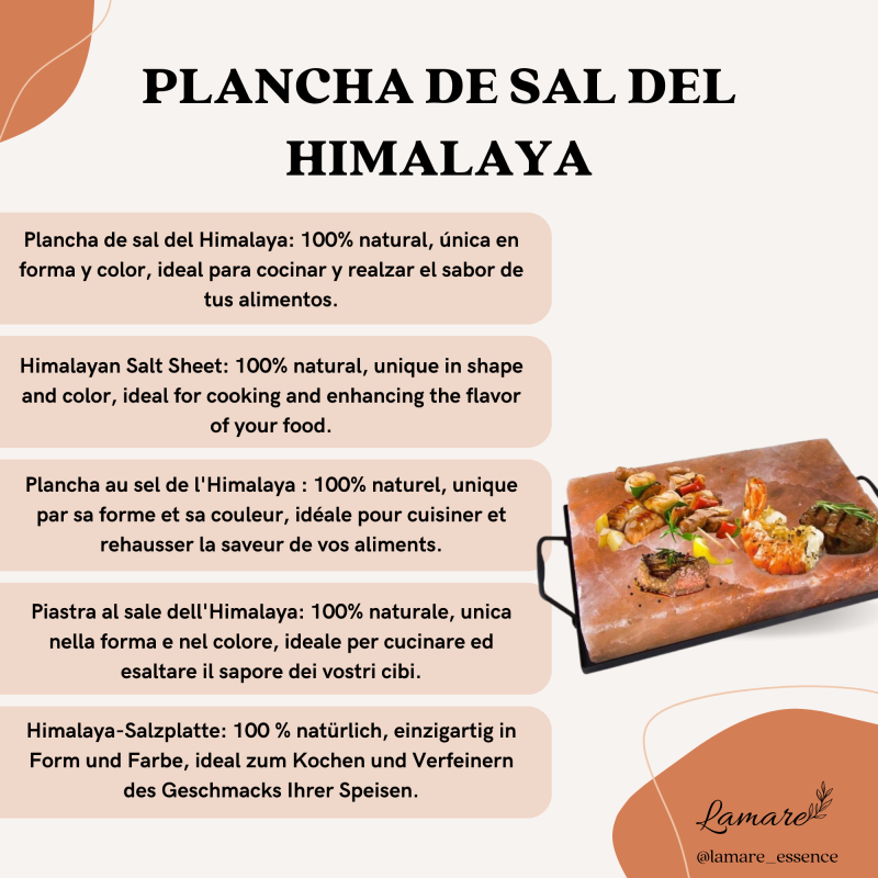Himalayan Salt Plate | Natural Cooking Surface