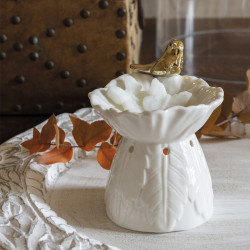 Decorative Ceramic Fragrance Diffuser with Candle – Mathilde M.