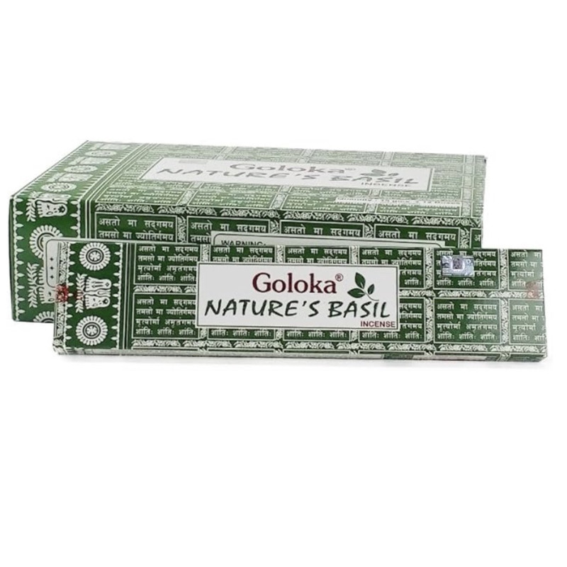 Inciens Goloka Nature's Basil - Fragància Fresca i Refrescan