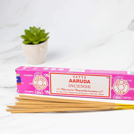 Varetes d'Encens Satya Nag Champa Arruda: Purificació i Protecció 2