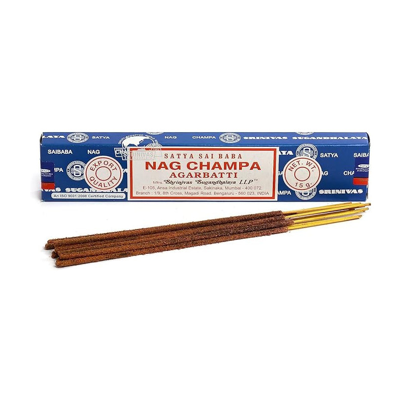 Varillas de Incienso Satya Nag Champa Sai Baba Agarbatti 180g