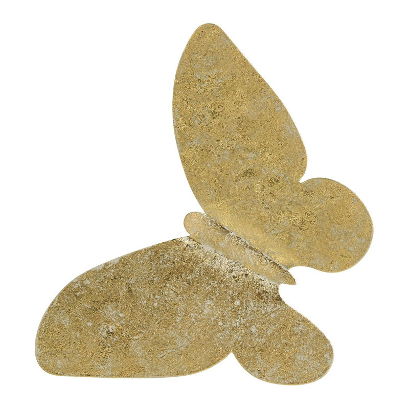 Set de 3 Mariposas Decorativas de Metal – Acabado Latón Elegante