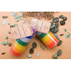 Seven Chakras Candle for Harmony and Energy 2