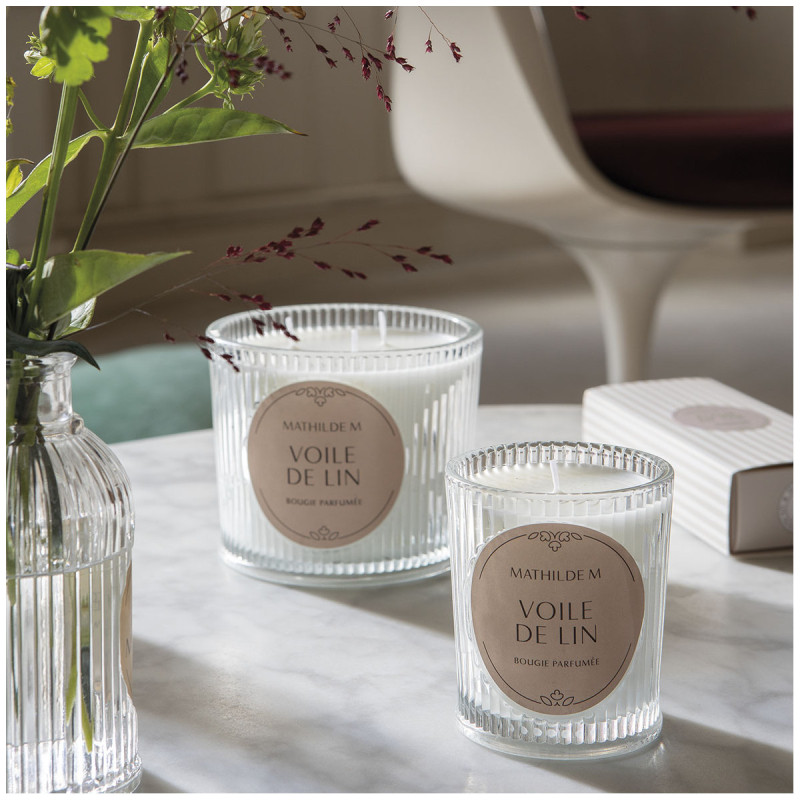 Vela perfumada 400 g – Fragancia Voile de Lin