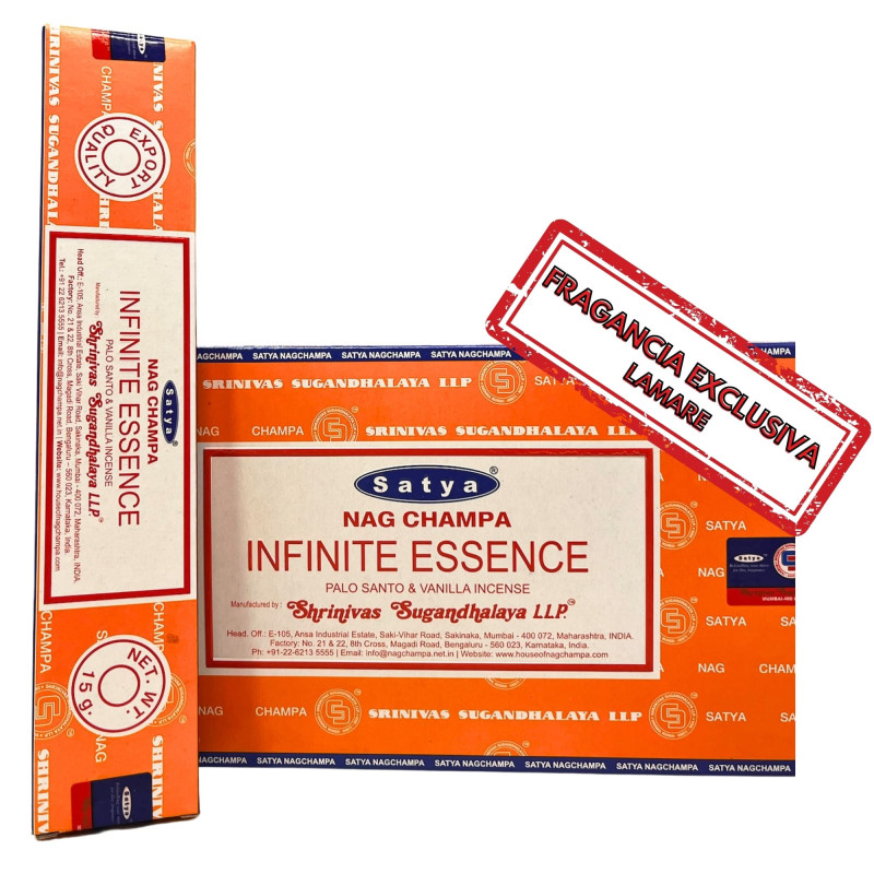 Satya Nag Champa Infinite Essence 180g - Edició Limitada