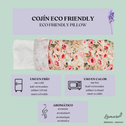 Saco Térmico de Lavanda Rosas Crudo: Relajación y Bienestar Natural