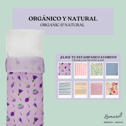 Sac Tèrmic per a Ulls Estampat amb Lavanda - Relaxació Total