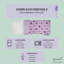 Saco Térmico para Ojos Estampado con Lavanda - Relajación Total