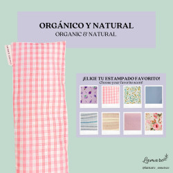 Sac Tèrmic per als Ulls Vichy Rosa - Relaxació i Benestar Natural