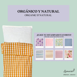 Thermal Eye Pillow - Yellow Vichy - Natural Relaxation