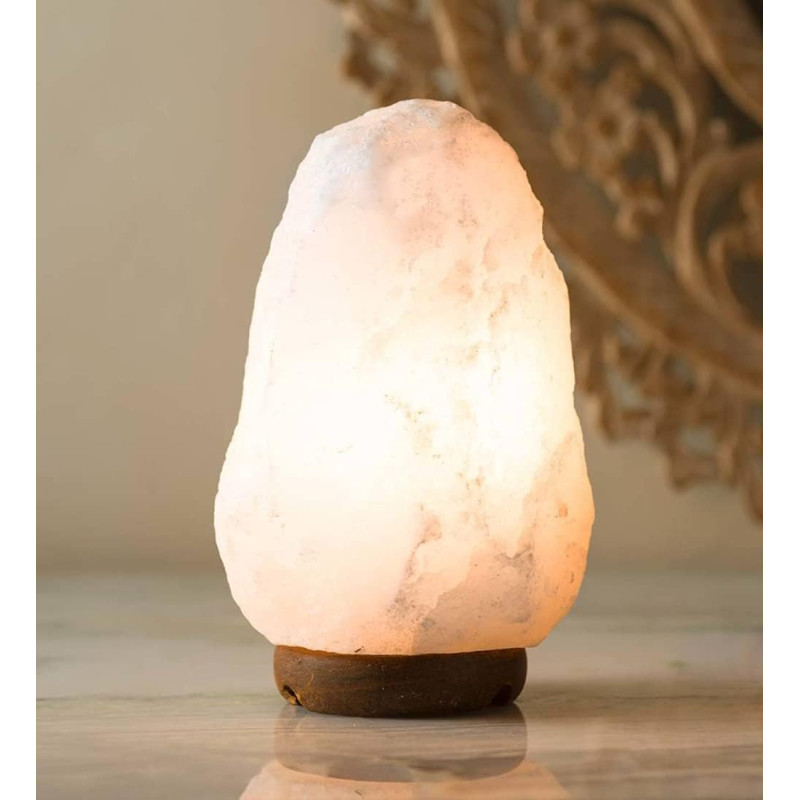 Làmpada de Sal Blanca Himàlaia 2–3 kg | Llum natural relaxant