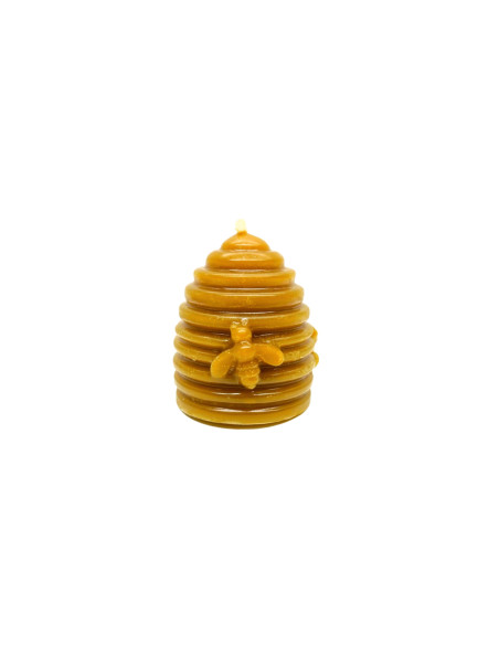 Pack of 6 Natural Beeswax Candles – Handmade and Paraffin-Free