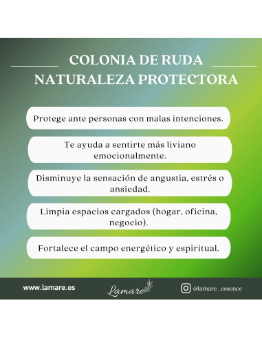 Colonia de Ruda – Protección y Limpieza Energética
