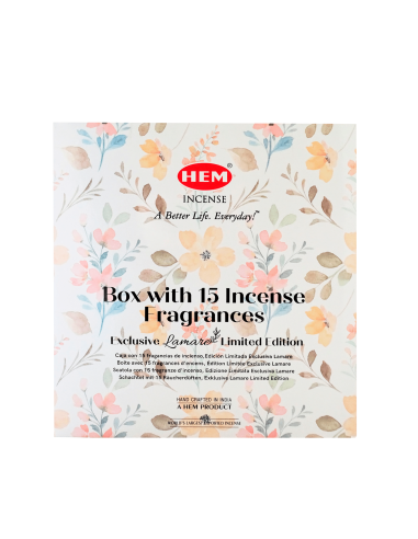 Pack de Incienso HEM - Surtido de 15 + 1 Fragancia Exclusiva