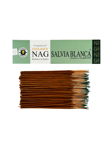Encens Sàlvia Blanca Vijayshree 100g | Purificació i meditació
