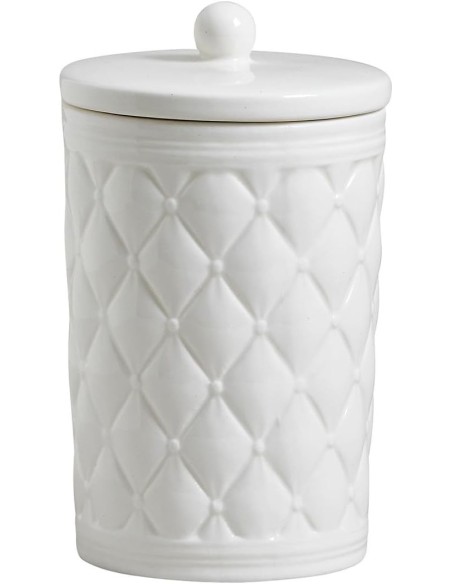 Tarros de algodón Boudoir Précieux – Accesorios de cerámica Mathilde M