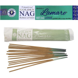 Golden Nag Lamare - Fragancia exclusiva Salvia blanca y Lavanda