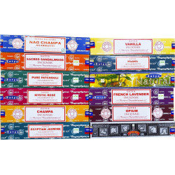 Pack d'Encens Satya - Surtit de 12 Fragàncies - Pack 1