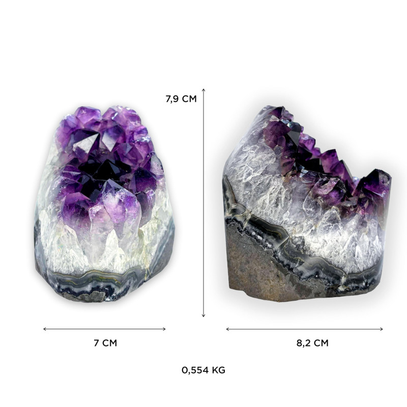 Drusa Amatista Uruguay 0,5–0,6 kg | Belleza natural única