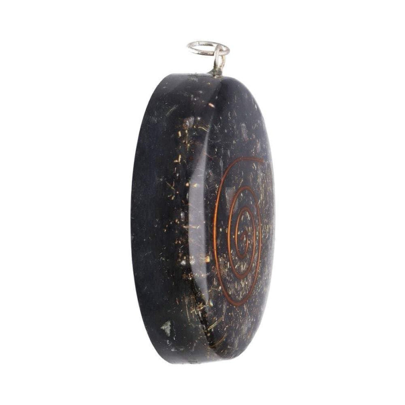 Orgonite Circle Pendant with Shungite - Protection & Energy