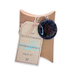 Colgante Círculo Orgonita con Shungita - Protección y Energía