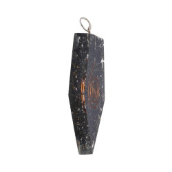 Pentagonal Orgonite Resin Pendant with Shungite - Energy Protection