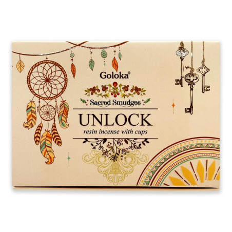 Copas de Carbón con 5g de Resina de Incienso Unlock