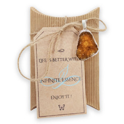 Colgante Drusas Naturales Citrino