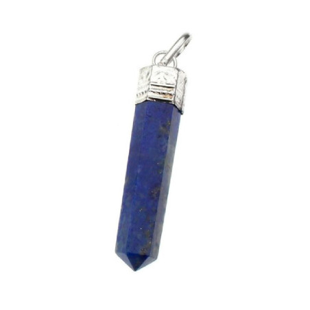 Lapis Lazuli Crystal Point Pendant - Wisdom & Spiritual Communication