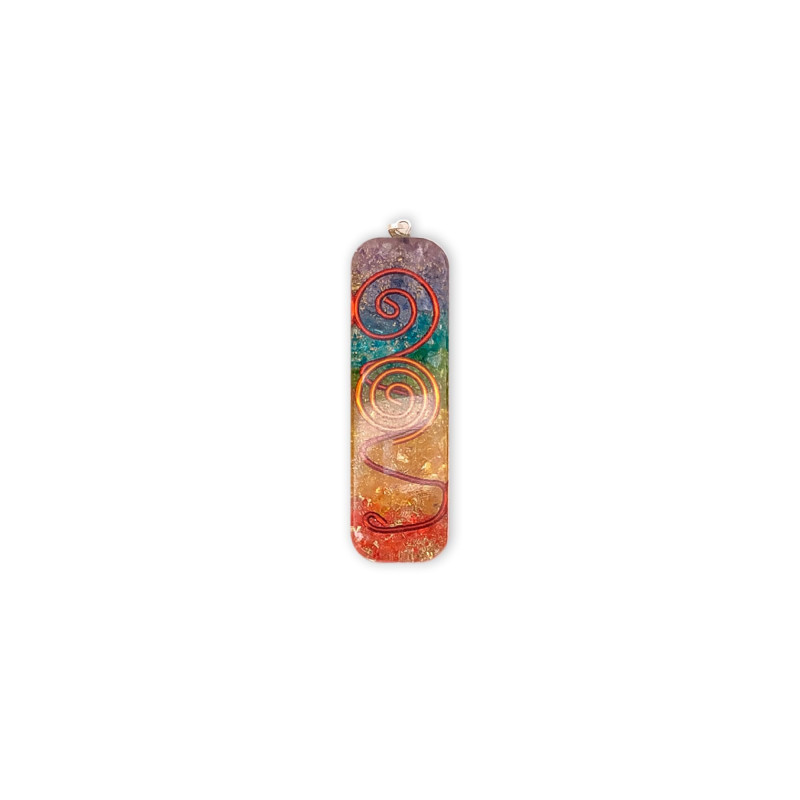 Orgonite Pendant 7 Chakras Bar – Love & Energy Balance