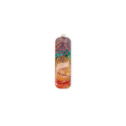 Colgante Orgonita Lingote 7 Chakras – Amor y Equilibrio Energético