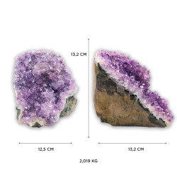 Drusa de Amatista Uruguay 2-2,10 kg | Decorativa y energética