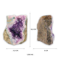 Drusa de Amatista Uruguay 1,30–1,40 kg | Decorativa y energética